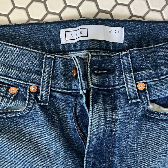 AYR DENIM FLARE LEG size 27 - Picture 2 of 6